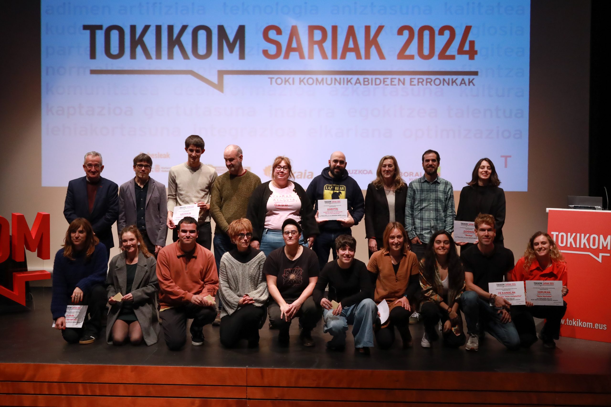 TOKIKOM Sariak 2024 finalistak